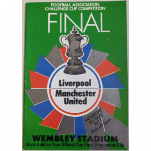 Liverpool V Man Utd 1977 FA Cup Final Programme