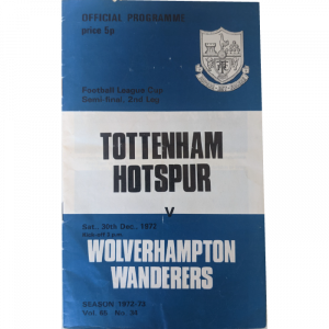 Tottenham V Wolves, 1972 Semi-Final Cup Match
