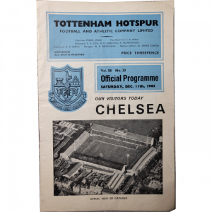 Tottenham V Chelsea 1965 Match Programme