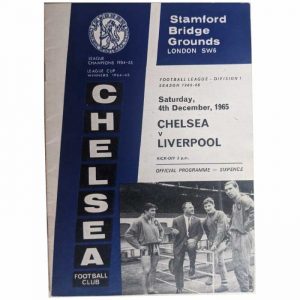 Chelsea V Liverpool 1965 Programme
