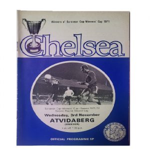 Chelsea V Atvidaberg 1971