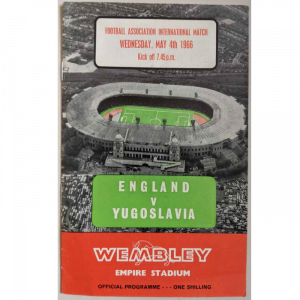 England V Yugoslavia 1966 International
