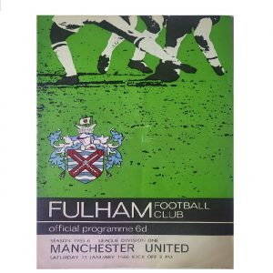 Fulham V Man United 1966