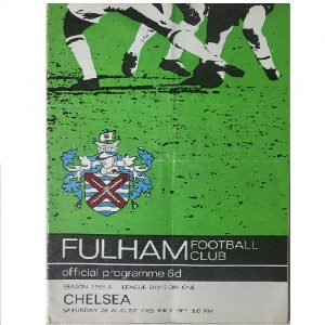 Fulham V Chelsea 1965