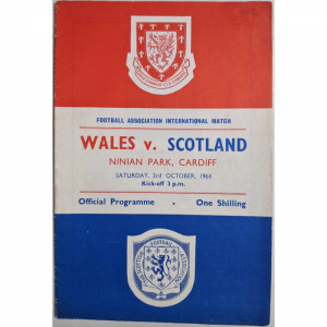 Wales V Scotland 1964 International Programme