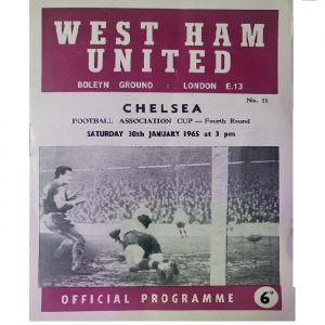 West Ham V Chelsea 1965