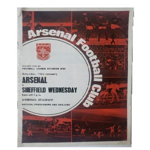Arsenal V Sheff Wednesday 1969