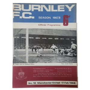 Burnley V Man United 1968