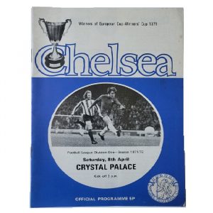 Chelsea V Crystal Palace 1972