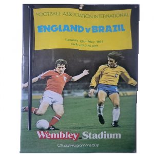 England V Brazil International 1981