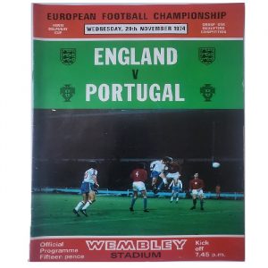 England V Portugal International 1974